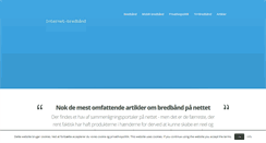 Desktop Screenshot of internet-bredbaand.dk